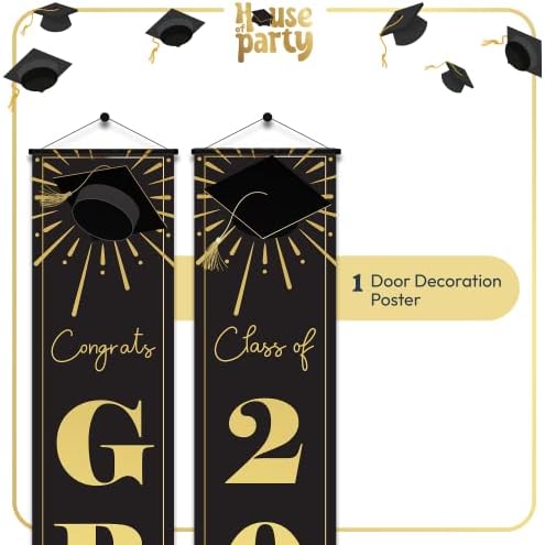 כרזת סיום מדהימה לכיתה של 2023-כרזת גראד מזל טוב בהתאמה אישית, כרזת דלת ועוד | קישוטים ואספקה מושלמים